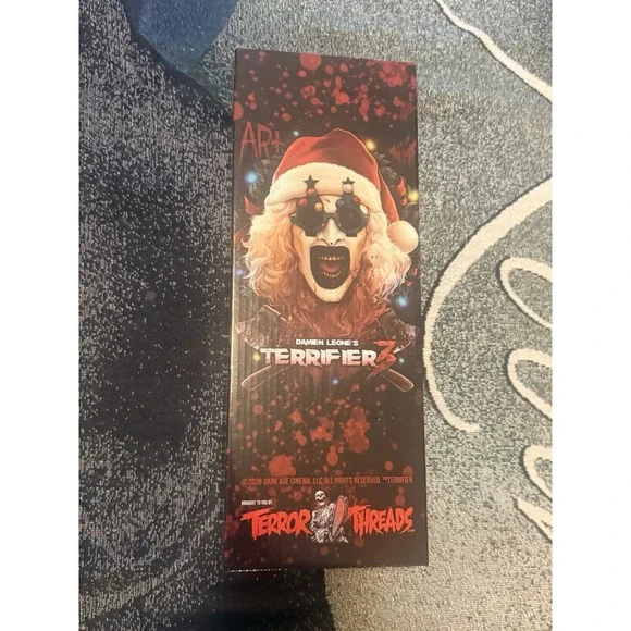 Terror Threads Terrifier 3 Art the Clown Holiday Havoc Nutcracker LE New - Picture 3 of 4